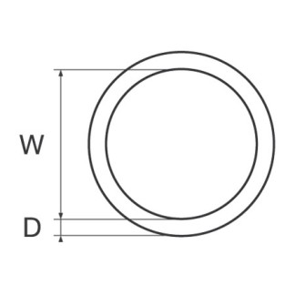 5x40mm Marine Stainless Steel Round Ring 5x40mm Marine Stainless Steel Round Ring