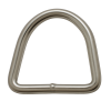 D Ring 5x34x40 mm i rustfrit stål D Ring 5x34x40 mm i rustfrit stål