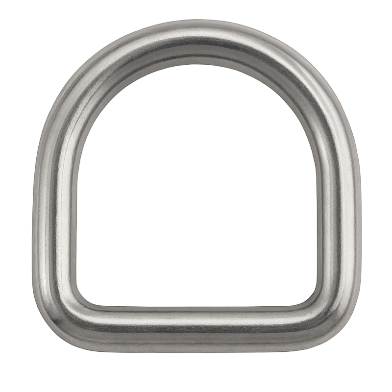 D Ring 5x34x40 mm i rustfrit stål D Ring 5x34x40 mm i rustfrit stål