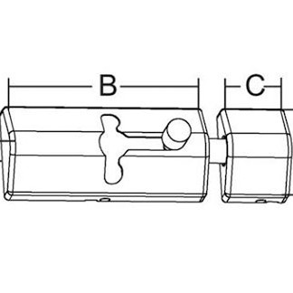 Premium Stainless Steel Spring Latch 67x31mm