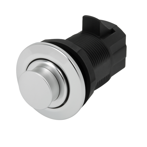 Southco Round Flush Latch 25x50mm Chrome Finish