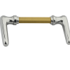 Verchroomde Messing Deurgrepen 55 x H28mm