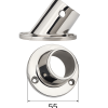 Tub de Balustradă Moulded Cu Bază Rotundă de 60° 25mm Oțel Inoxidabil