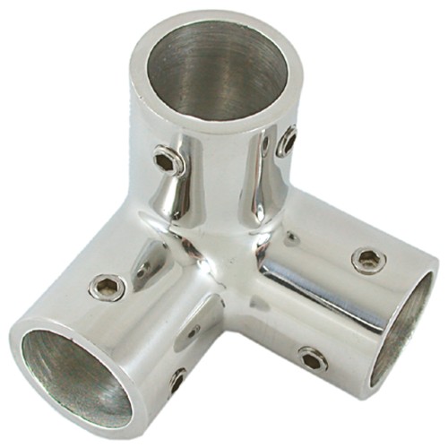 Drievoudige Bocht D22mm Roestvrij staal