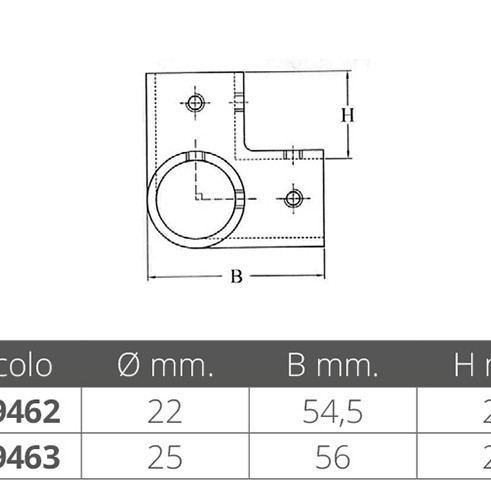 Drievoudige Bocht D25mm Roestvrij staal Drievoudige Bocht D25mm Roestvrij staal