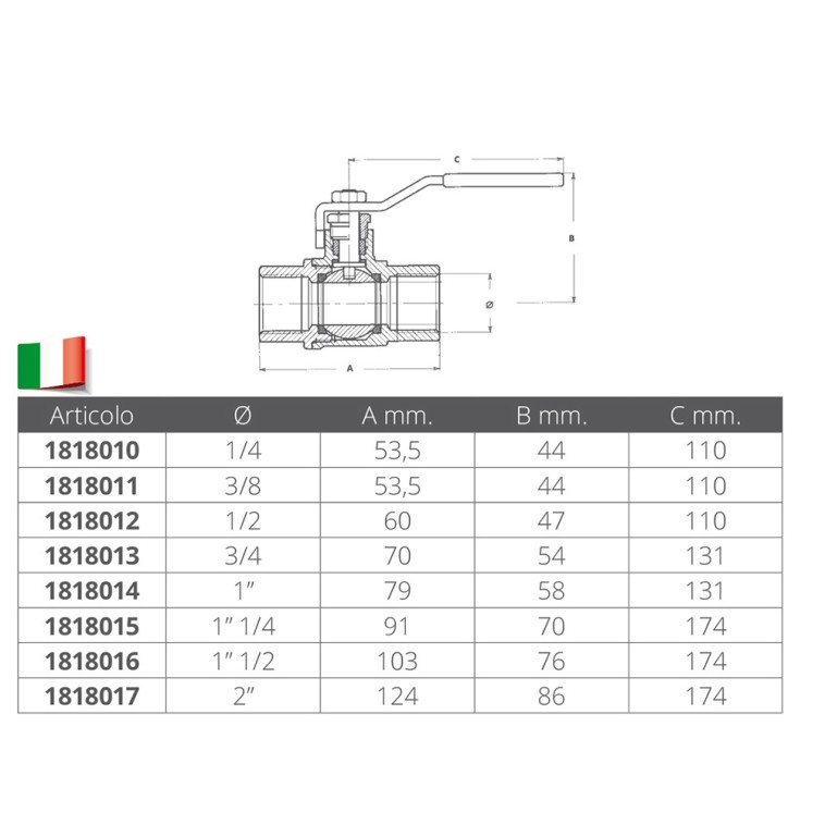 Vana cu bilă din oțel inoxidabil de 1 inch Vana cu bilă din oțel inoxidabil de 1 inch