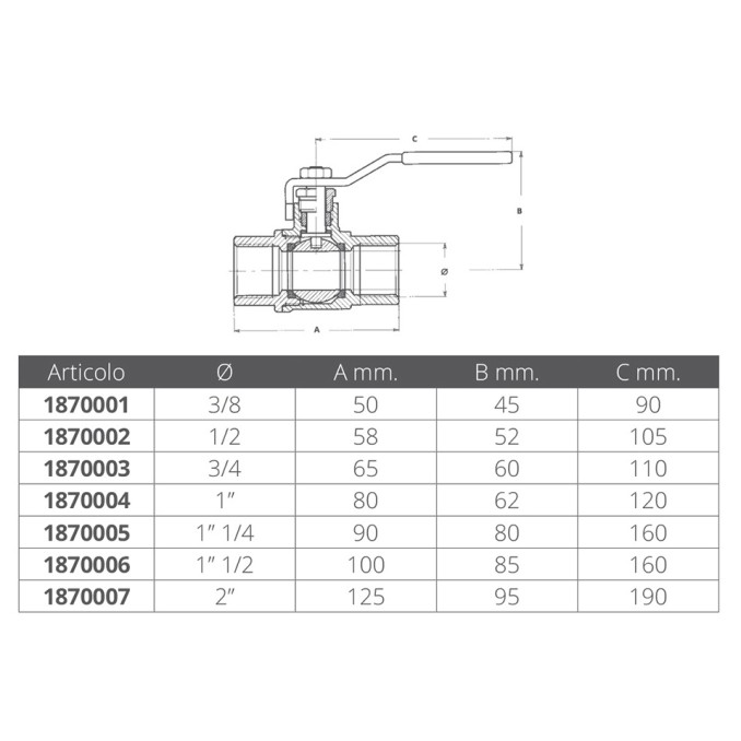 Vana cu bilă din oțel inoxidabil de 1 inch Vana cu bilă din oțel inoxidabil de 1 inch