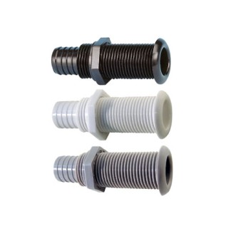 Tapones de Drenaje Transom Barbadados Expandibles Negros - CE 33 x 100 mm