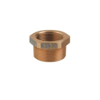 Hexagonal Bronze Reducer M-F 1 1/2