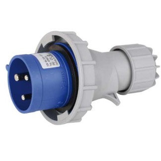 Ficha Elétrica de 3 Pólos CE IP67 63A Ficha Elétrica de 3 Pólos CE IP67 63A