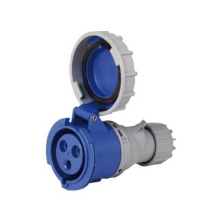 Ficha Elétrica de 3 Pólos CE IP67 63A Ficha Elétrica de 3 Pólos CE IP67 63A