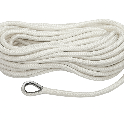 Lina cumownicza biała 12mm x 30m z pętlą