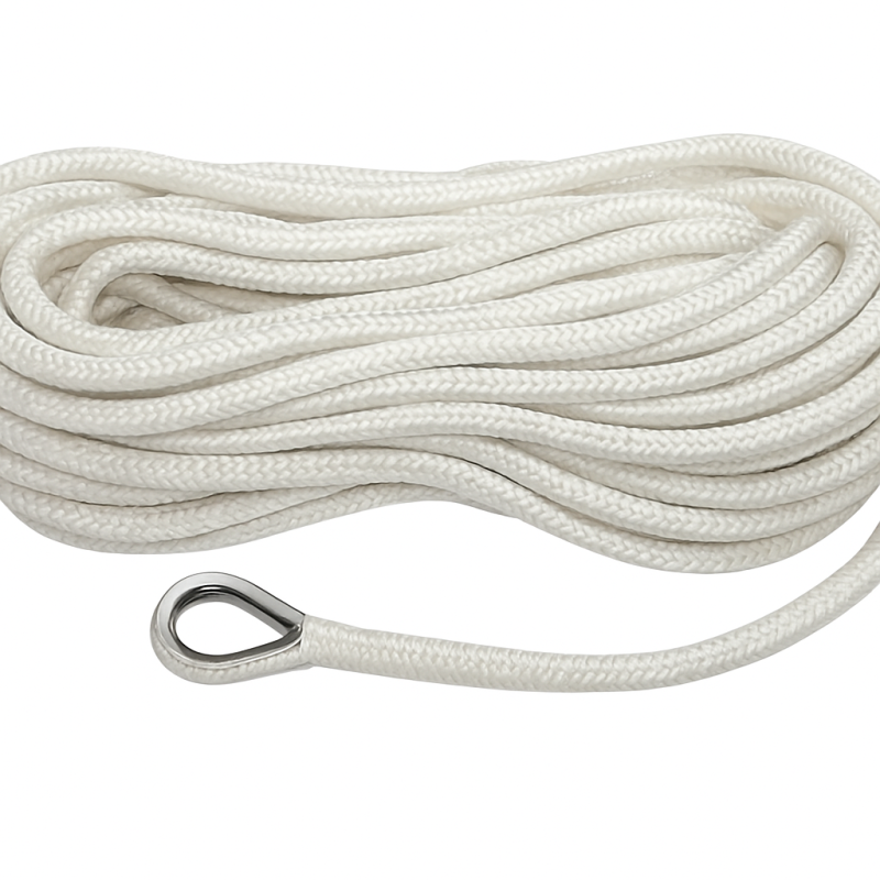 Lina cumownicza biała 12mm x 30m z pętlą