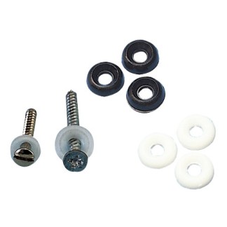 5.5mm Black Plastic Washers - 100 Pack