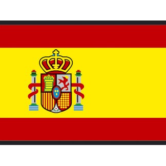 Polyester Flag Spanien 50x75cm