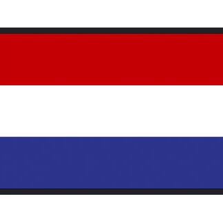 Polyesterflag Nederländerne 50x75 cm