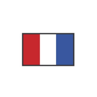 Signaling Flags T (Tango) 20 x 30 cm Signaling Flags T (Tango) 20 x 30 cm