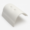 White Plastic End Cap for H56 Fendering Profile