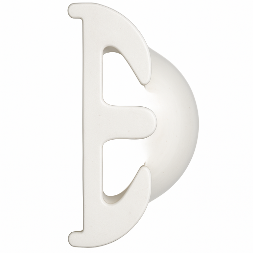 White Plastic End Cap for H56 Fenders