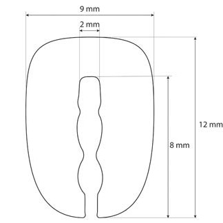 Flexible PVC Finishing Edging Black (1.5 - 4mm) 25m Flexible PVC Finishing Edging Black (1.5 - 4mm) 25m