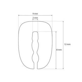 Viimeistelyprofiili Easy PVC Valkoinen (1,5 - 4mm) 25m Viimeistelyprofiili Easy PVC Valkoinen (1,5 - 4mm) 25m