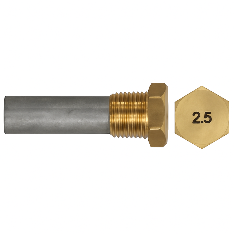 Zinc Anode with Cap for Caterpillar 3412 Zinc Anode with Cap for Caterpillar 3412