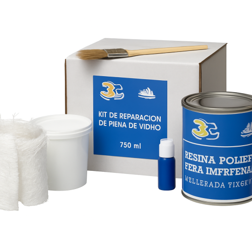Glasfaser Boot Reparaturset - 750ml Glasfaser Boot Reparaturset - 750ml