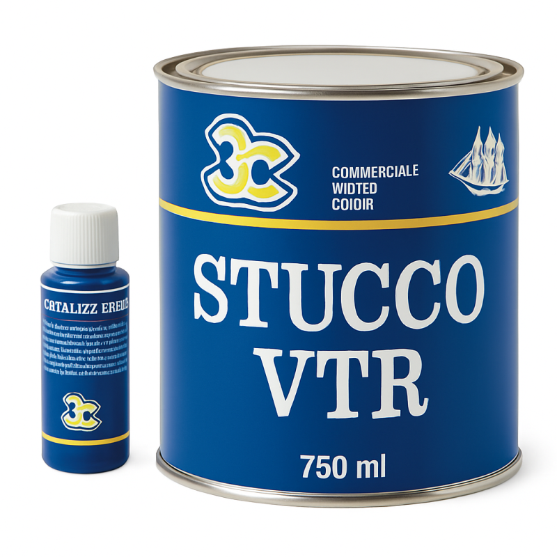 White Marine Filler for Polyester - 750ml