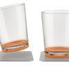 Magnetic Drink Glass Set with Grey Base - 82 x H100mm (2pcs)