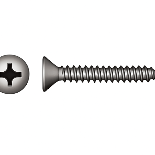 Premium Oval Head Phillips Tapping Screws A4 DIN 7983