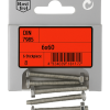 Pan Head Phillips Screws A4 DIN 7985 4x30 with Nuts - 6 Pack Pan Head Phillips Screws A4 DIN 7985 4x30 with Nuts - 6 Pack