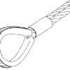 Nylon gyűrű 8 mm