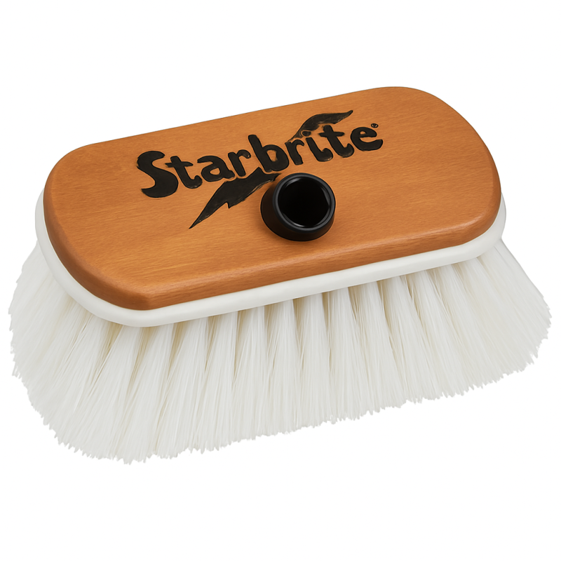 Premium Marine Deck Brush - Star Brite - Hard White