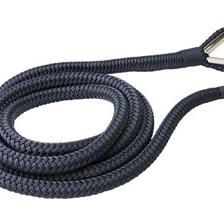 Navy Blue Dock Line with Thimble - 24mm x 16m