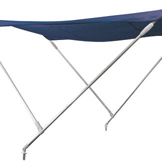 Blue Bimini Top F2 - Aluminium 2 Arches