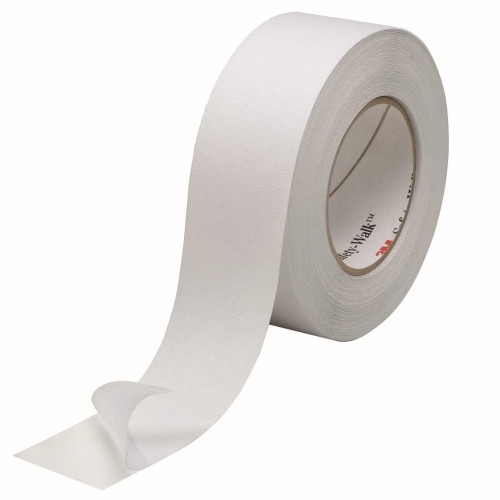 3M Safety-Walk Non-slip Adhesive Strips - 50mm x 18m White