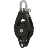 Antal Single Pulley with Becket 70mm for 12mm Ropes