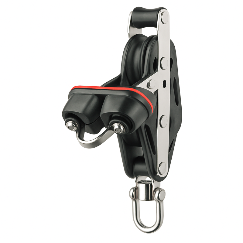 Sprenger Fiddle Pulley Kamválasztóval és Becket-tel 36mm-10mm kötelekhez Sprenger Fiddle Pulley Kamválasztóval és Becket-tel 36mm-10mm kötelekhez