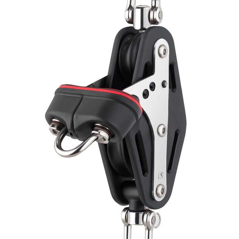 Sprenger 50mm Fiddle Block mit Camcleat & Becket Sprenger 50mm Fiddle Block mit Camcleat & Becket