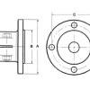 Krute spojke 25 mm za Twin Disc/Technodrive TMC 40/60