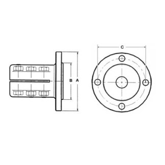 Acoplamentos Rígidos 30 mm para Borg Warner 71C/72C Acoplamentos Rígidos 30 mm para Borg Warner 71C/72C