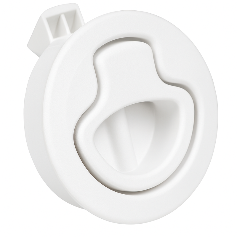 Valkoinen lukitusmekanismi 61 mm ilman avainta