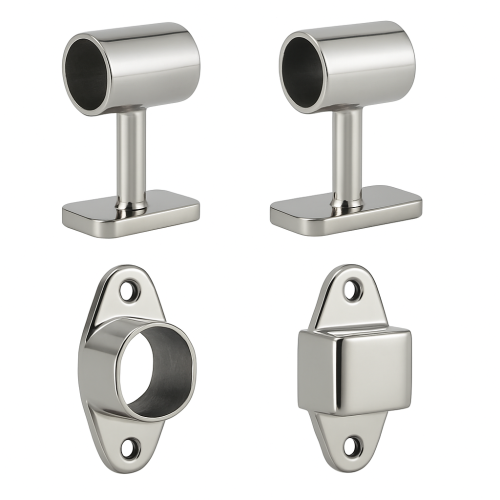 Oval Handrail Brackets D25 Stainless Steel
