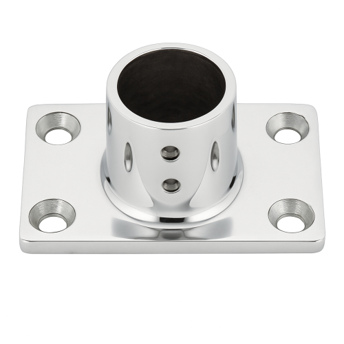 90° Square Base D22mm Stainless Steel