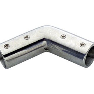 Elleboogverbinding 140° D25mm RVS