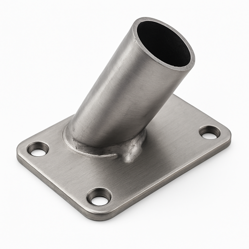 60° Marine Rectangular Welding Base - 22 mm