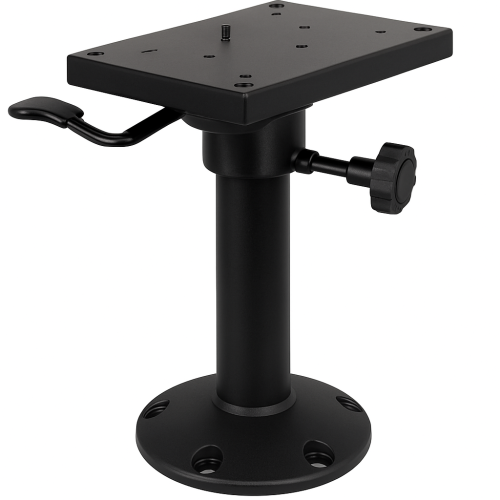 Master Seat Pedestal - Fixed Height Black Aluminum 330mm Master Seat Pedestal - Fixed Height Black Aluminum 330mm