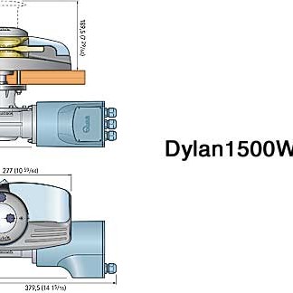 Windlass kotwiczny Quick Dylan 1500W-D z bębnem - 12V - 10mm łańcuch Windlass kotwiczny Quick Dylan 1500W-D z bębnem - 12V - 10mm łańcuch