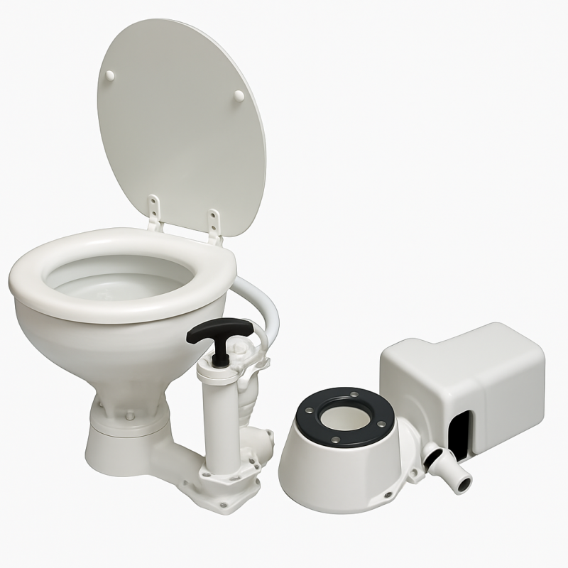 Ocean Marine elektrisch toilet ombouwkit 24v