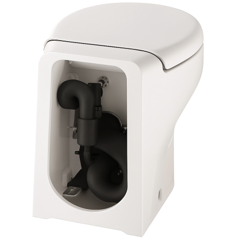 Toaleta morska Tecma Silence Plus 2G 24V (Panel SFT typu All-in-One)